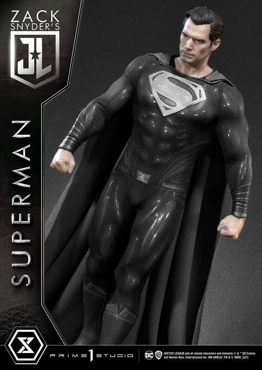 Image du produit Prime 1 Studio Justice League statuette Superman édition costume noir 84 cm