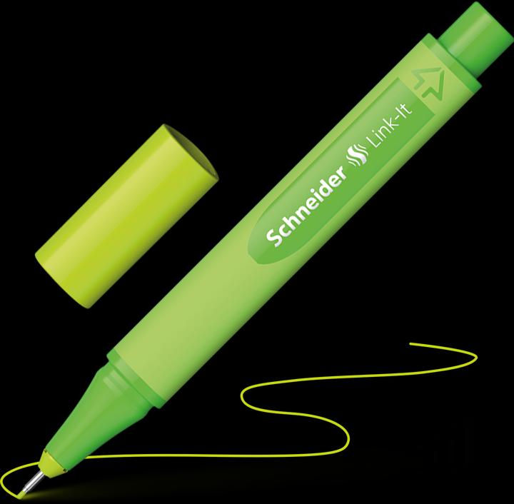 Schneider Fineliner Link-It - Hellgrün (Grün, 1 x)