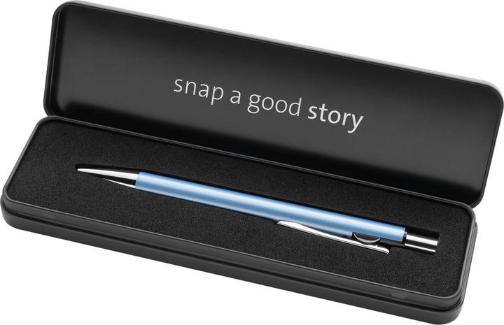 Actual product image Pelikan Ballpoint pen Snap Metalic K10 Frost blue in case (Frost blue, Blue, 1 x)