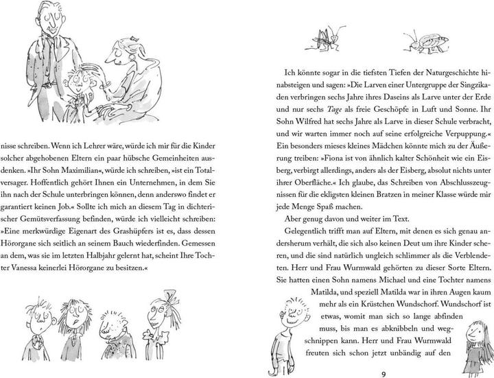 Produktbild Matilda (Deutsch, Roald Dahl, Andreas Steinhöfel, Quentin Blake, 2024)