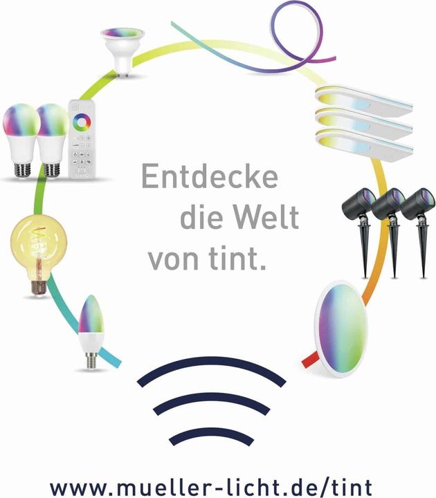 Produktbild Müller Licht Licht LED Stripe tint Leuchtmittel 18 W RW (RGBW, 300 cm, Indoor)