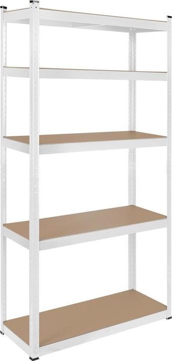 Actual product image Rebel Metal shelf 180x90x40 white