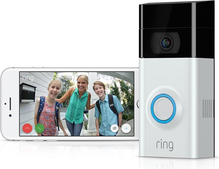 Produktbild Ring Video Doorbell 2 (App, WLAN, Kabellos, Kabelgebunden)