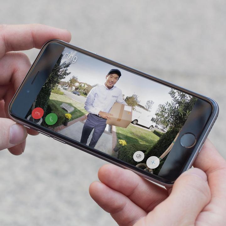 Produktbild Ring Video Doorbell 1 (App, WLAN, Kabellos, Kabelgebunden)