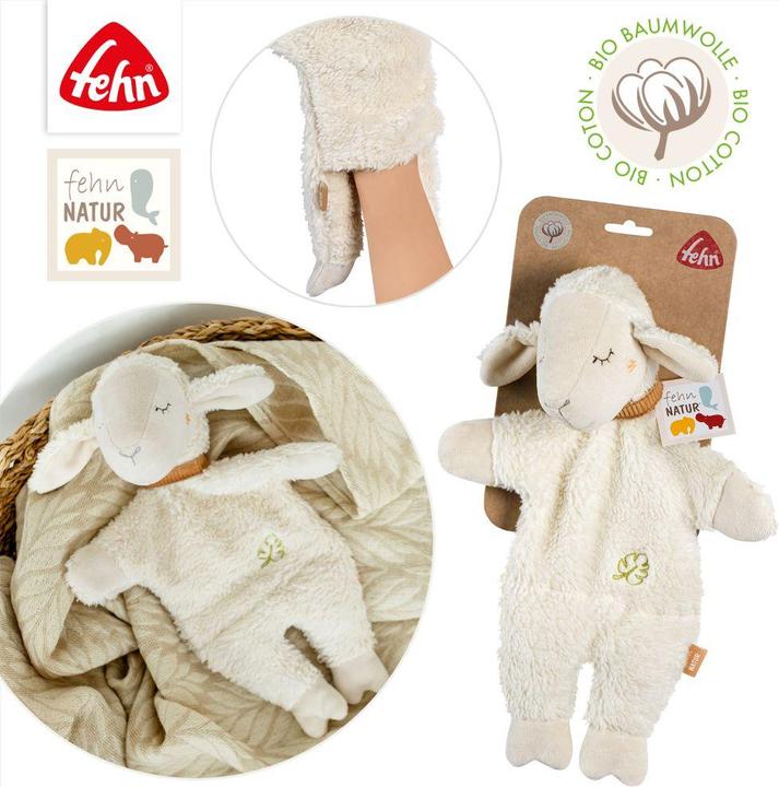 Actual product image Fehn Kasperletheater & Handpuppen Handpuppe / Kuscheltier NATUR - Schaf