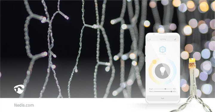 Image du produit Nedis SmartLife Décorative LED | Wi-Fi | Blanc chaud à froid | 400 LED | 8.00 m | Android™ / IOS (8 m)
