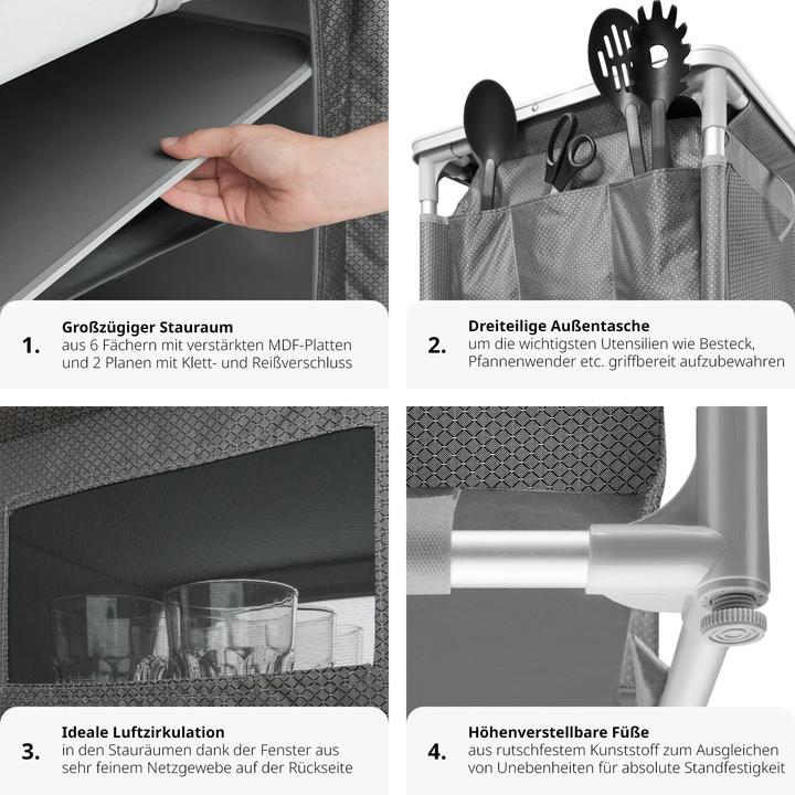 Produktbild tectake Campingküche