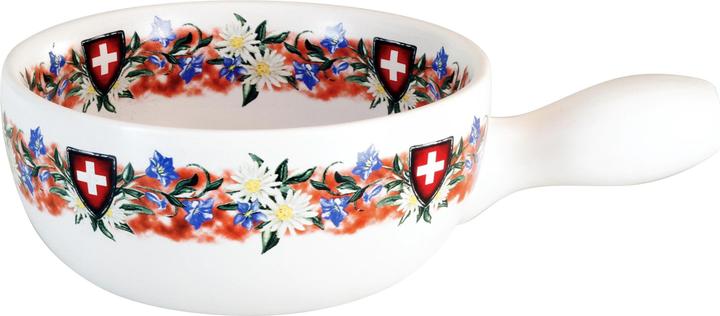 Nouvel Käsefonude-Caquelon "Blumenwiese" (2 l)
