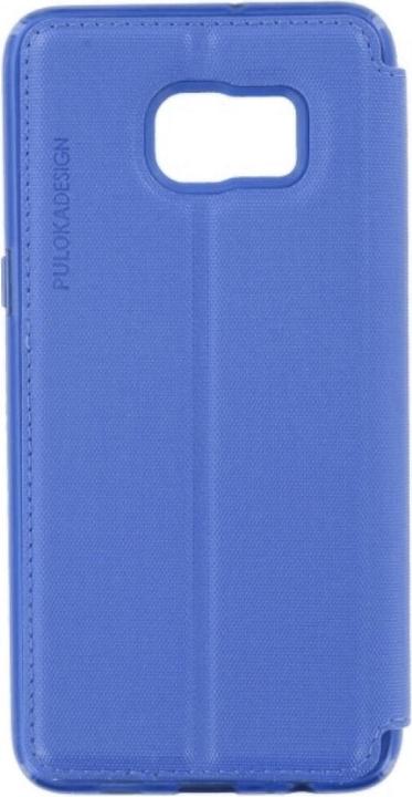 Actual product image Puloka Flip Case Samsung Galaxy S6 Edge Plus - Blue (Samsung Galaxy S6 Edge+)