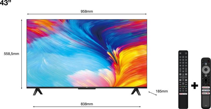 Image du produit TCL 43P635 (43", P635, LED, 4K, 2022)