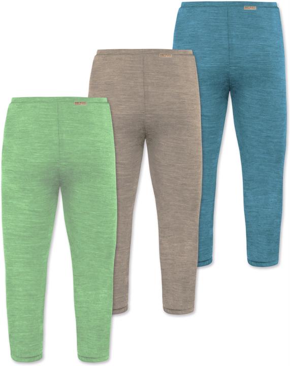 Immagine prodotto Normani Confezione da 3 pantaloni baby merino con piedini - 9543 (92)