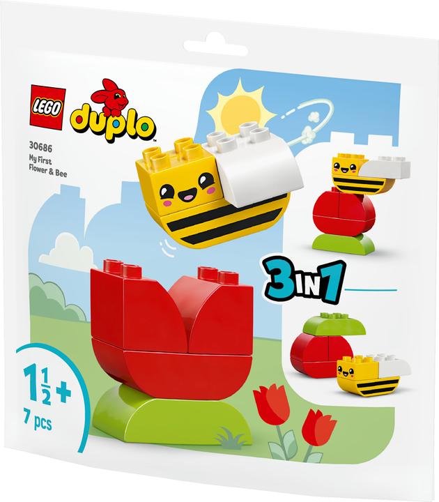 Actual product image LEGO My first flower with a bee (30686)