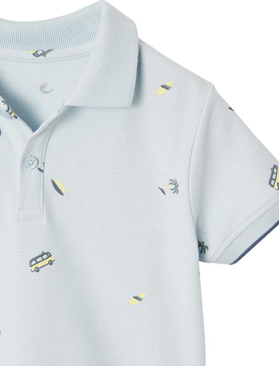 Produktbild Vertbaudet Jungen Poloshirt mit Allover-Print (92)