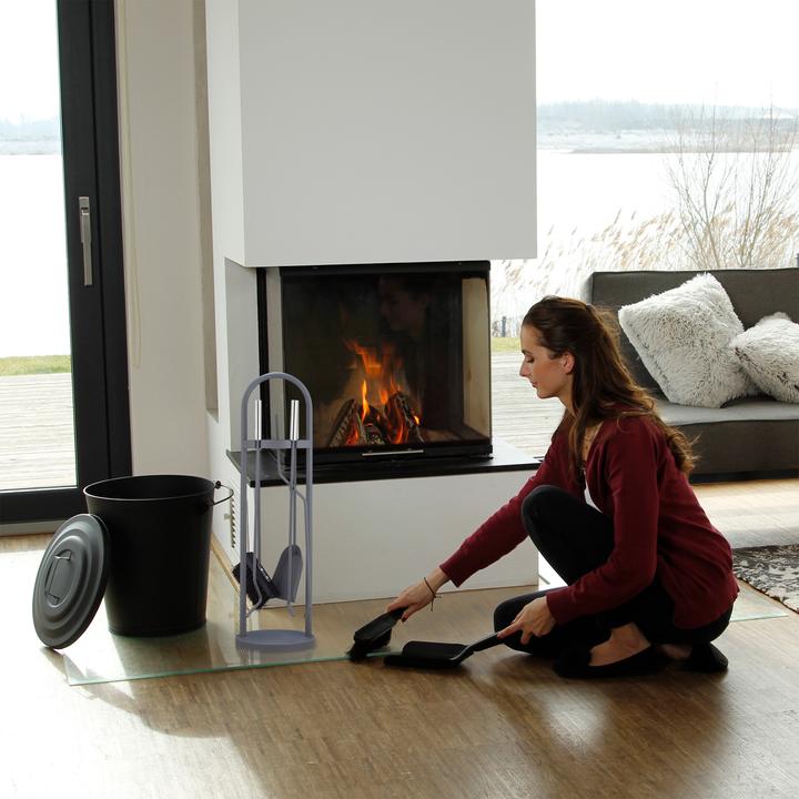 Actual product image Relaxdays Kaminbesteck (20 x 20 x 68.5 cm)