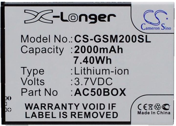 Produktbild NoName Battery for Archos 50 Neon etc