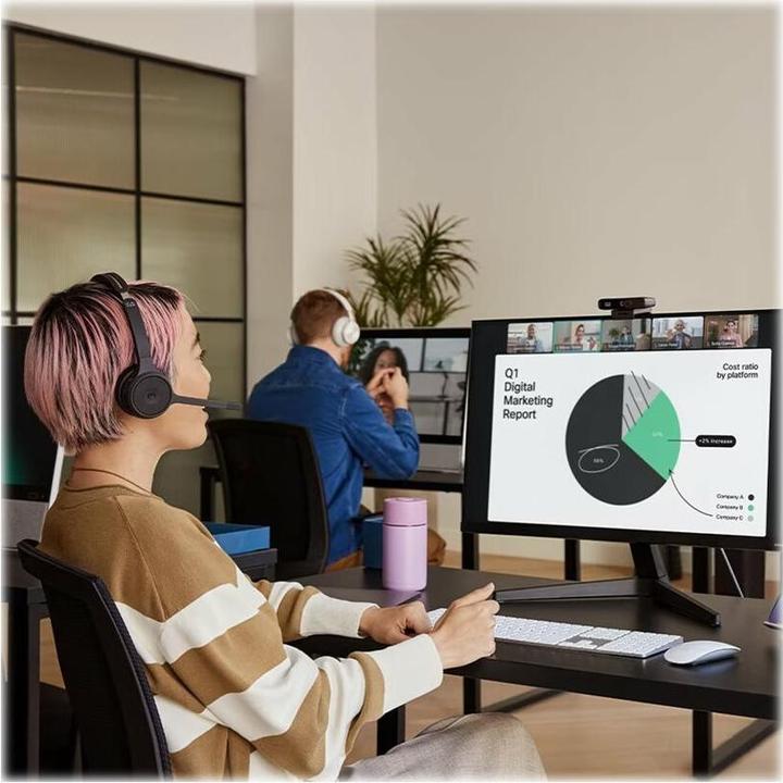 Immagine prodotto Cisco Cuffie 722 Wireless Dual+Stand Carbon Black Usba Bundle (Senza fili, USB-A)