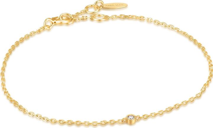 Ania Haie 14Kt Gold Single Diamond Armband (19.40 cm, 585er Gelbgold)
