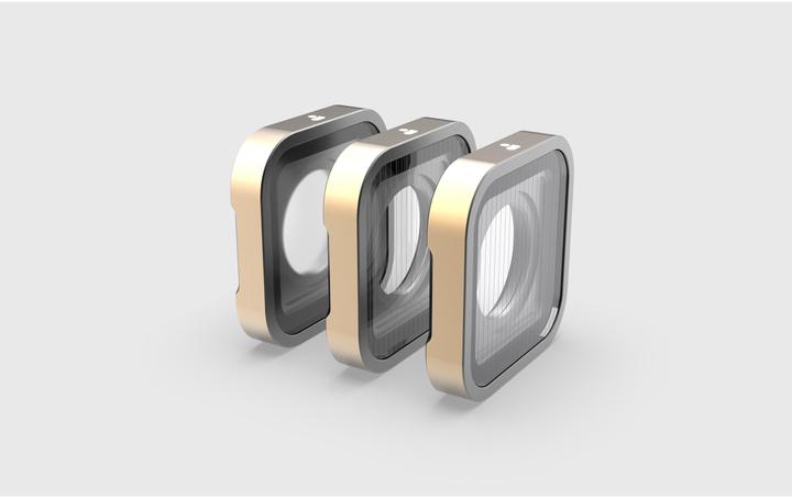 Immagine prodotto PolarPro GoPro Hero 9, 10 e 11 3-Pack Mist(1/4), BlueMorphic e SilverMorphic (32.40 mm, Filtro Effetto, 32.40 mm)