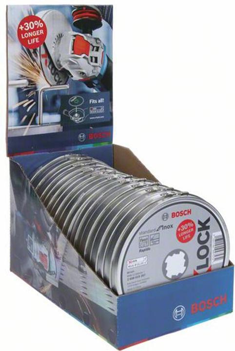 Actual product image Bosch Professional Zubehör PRO Stainless Steel and Metal X-Lock cutting disc, 125 x 1 x 22.23 mm