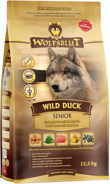 Image du produit Wolfsblut Nourriture sèche Dog Wild Duck Senior, 12.5 kg (Senior, 1 pcs, 12500 g)