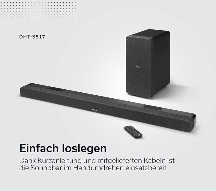 Image du produit Denon DHT-S517 (150 W, 3.1.2 Canal)
