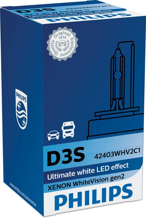 Immagine prodotto Philips Xenon WhiteVision (D3S)