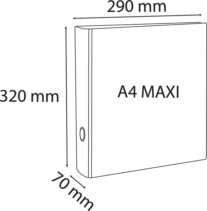 Actual product image Exacompta Ring binders (A4, 70 mm, 1 Piece)
