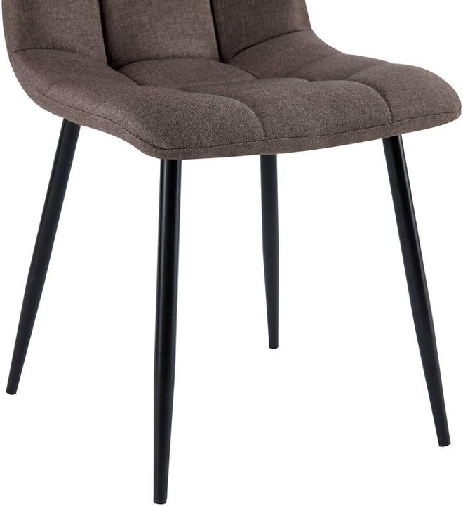 Image du produit Swisshandel24 Set de 4 chaises Antibes Tissu