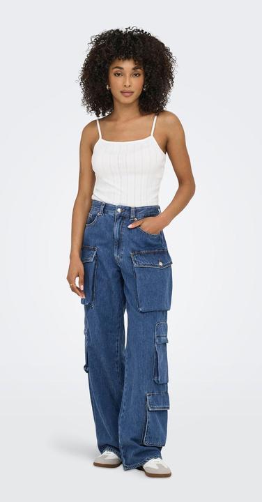 Produktbild Only ONLJamey Loose Baggy Cropped Mid Rise Jeans (W28/L32)