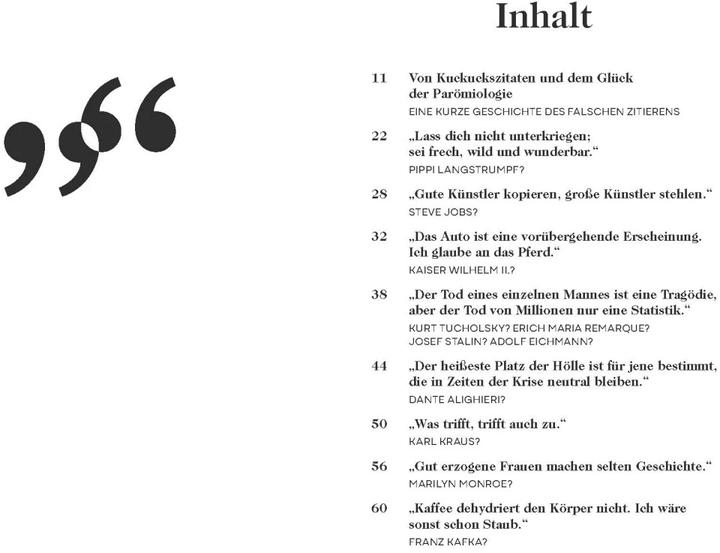 Actual product image Die besten falschesten Zitate aller Zeiten (German, Gerald Krieghofer, 2023)