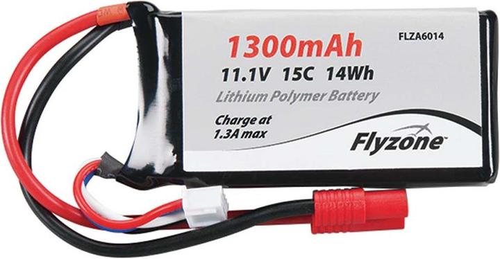 Image du produit Flyzone Lipo 3S 11.1V 1300mAh 14Wh Calypso (11.10 V, 1300 mAh)
