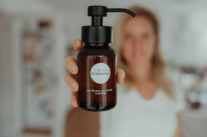 Produktbild Ben & Anna Set Handwolke Sunrise (Flüssigseife, 55 ml)