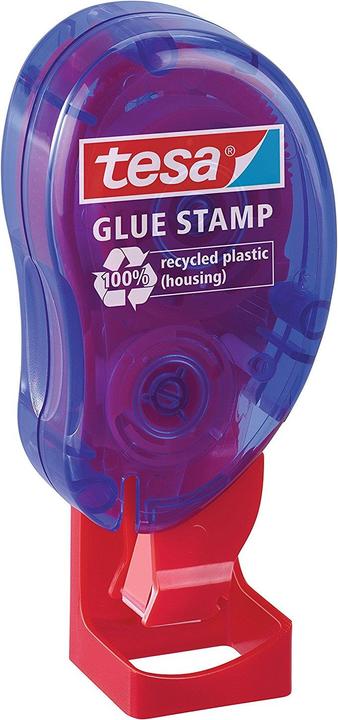 Actual product image tesa Adhesive stamp ecoLogo, double-sided adhesive pads for quick gluing of paper, cardboard & photos