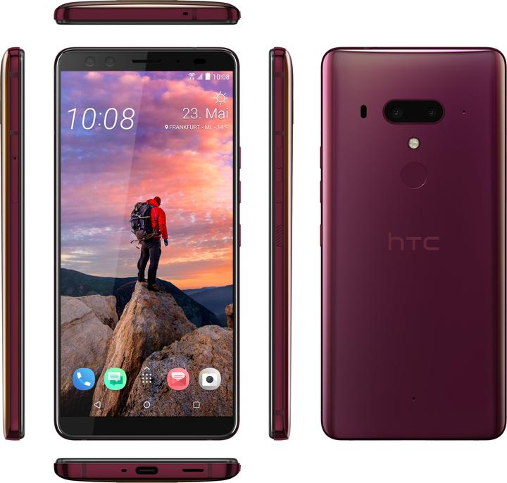 Image du produit HTC U12+ (64 Go, Rouge Flamme, 6", Double SIM hybride, 12 Mpx, 4G)