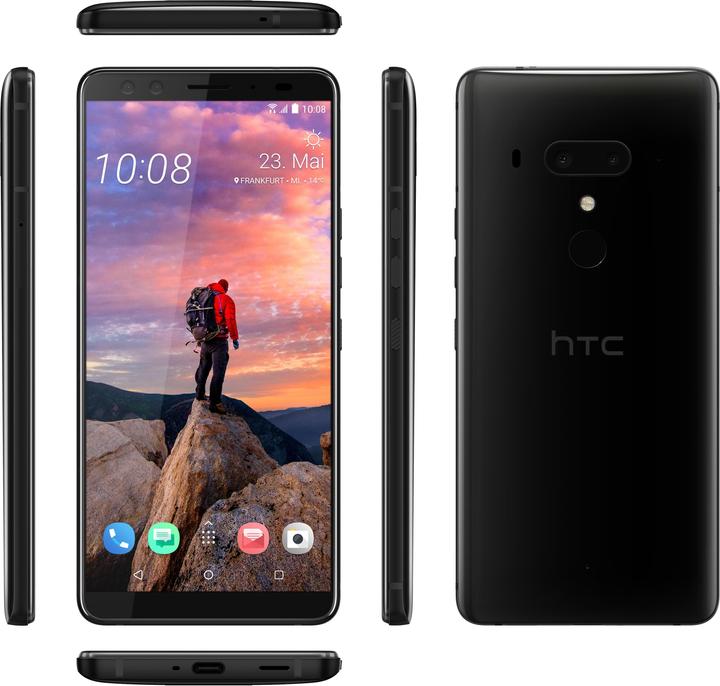 Image du produit HTC U12+ (64 Go, Titanium Black, 6", Double SIM hybride, 12 Mpx, 4G)