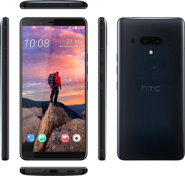 Actual product image HTC U12+ (64 GB, Translucent blue, 6", Hybrid Dual SIM, 12 Mpx, 4G)