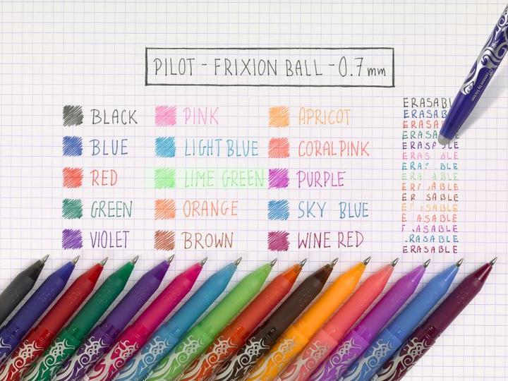 Image du produit Pilot FriXion Boule (Multicolore, Rouge, Noir, Bleu, 3 x)