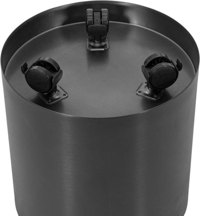 Actual product image Europalms STEELECHT-30 Nova, stainless steel planter, anthracite, Ø30cm