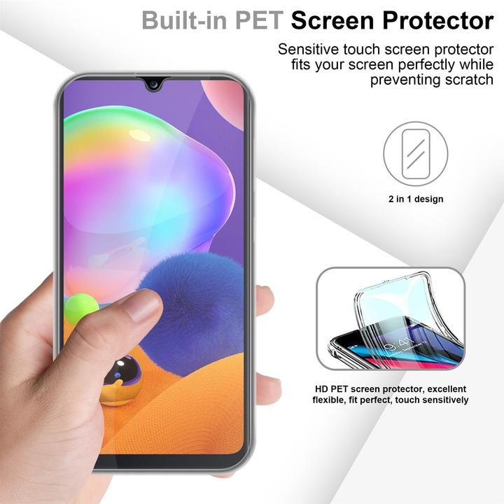 Actual product image Cadorabo TPU 360 Degree Case Cover (Samsung Galaxy A31)
