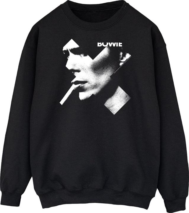 Produktbild David Bowie Cross Smoke Boyfriend Fit Sweatshirt (S)