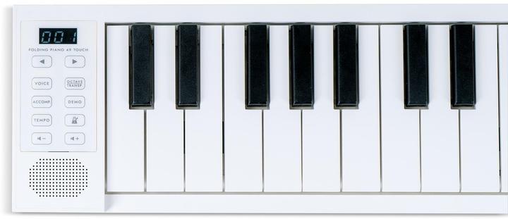 Actual product image Carry-On Piano 49 Touch White opvouwbare piano 49 toetsen (49 Keys)