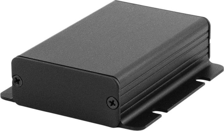 Image du produit Hammond Gehäuse mit integrierten Flanschen, Aluminium-Strangpressprofil, 80x74x22.93mm, Schwarz, eloxiert