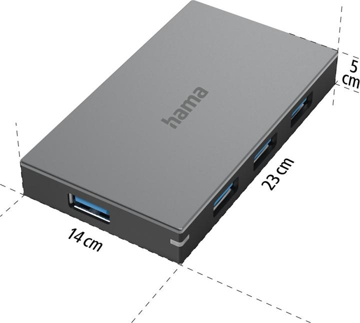 Produktbild Hama USB 3.0 Hub (USB-A, 4 Ports)