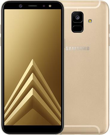 Actual product image Samsung Galaxy A6 (2018) EU (32 GB, Gold, 5.60", Dual SIM + SD, 16 Mpx, 4G)
