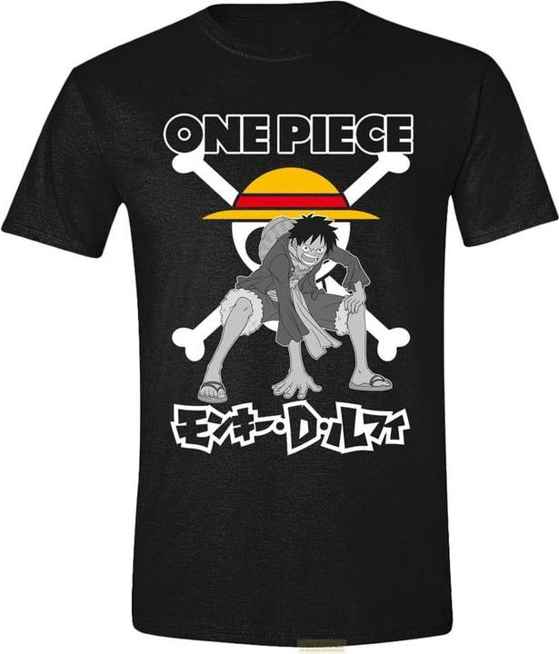 Death Note One Piece T-Shirt Luffy Skull Grösse L (L)