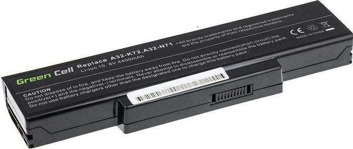 Actual product image GreenCell AS06 - Battery - ASUS - N71 K72 K72J K72F K73SV N71 N73 N73S N73SV X73S (6 Cells, 4400 mAh)