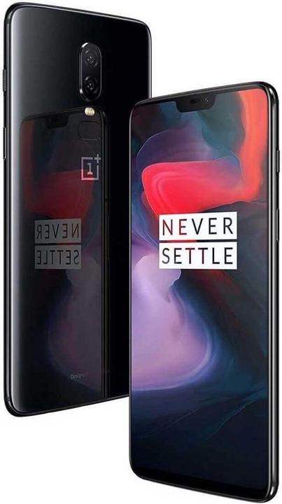 OnePlus 6 (64 GB, Mirror Black, 6.28", Dual SIM, 16 Mpx, 4G)