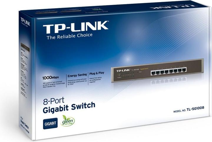 Actual product image TP-Link TL-SG1008 (8 Ports)