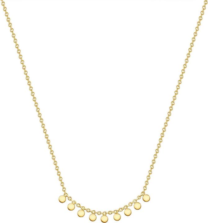 Glanzstücke München Damen Sterling Silber gelbgold 38,0 cm Basiskette + 5,0 cm Verlängerung - 30292 (Sterling Silber, 38 - 43 cm)