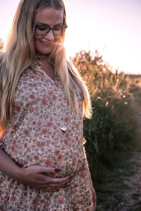 Immagine prodotto Proud MaMa Palla di bola / collana di gravidanza Salice, piedi (Argento)